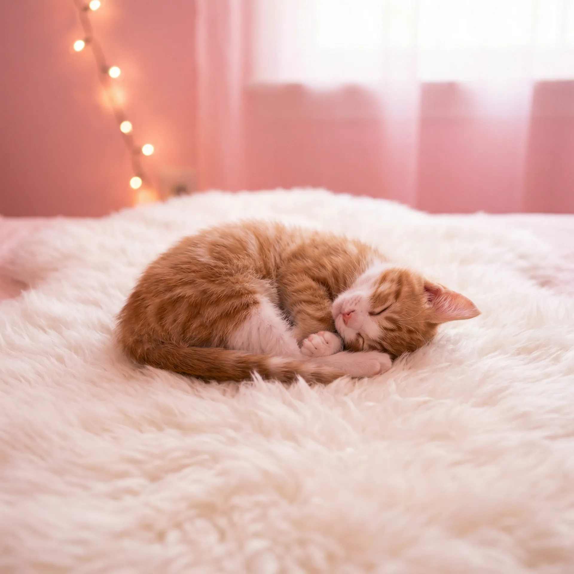 小猫蜷成一团入睡 - 电视剧白蛇传
