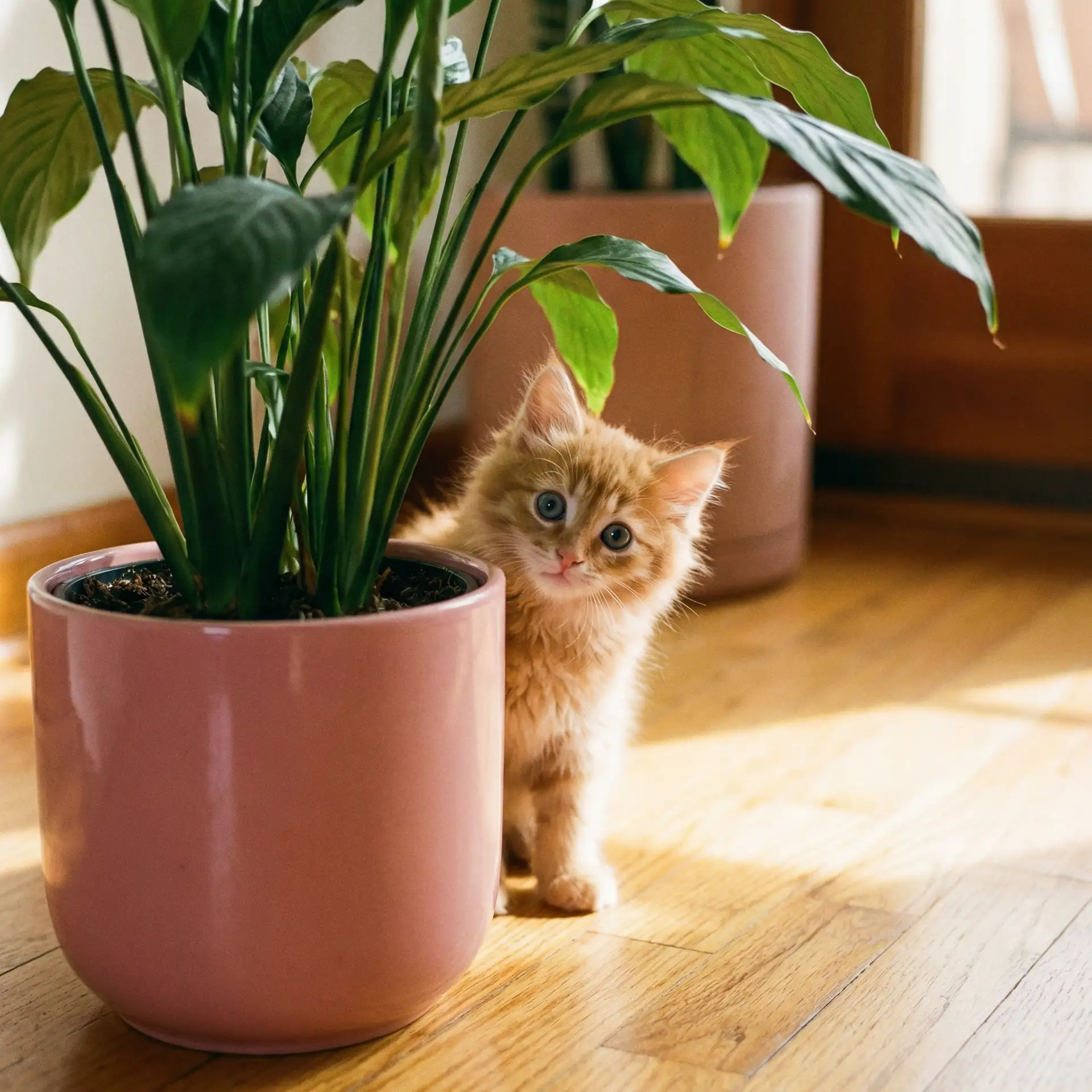 小猫从花盆后探头 - 电视剧白蛇传